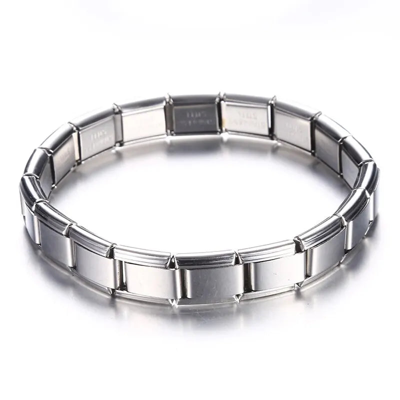 9mm Stainless Steel Bracelet Unisex | Silver Adjustable Chain for Women | Party & Daily Wear Trendy Jewelry Gift